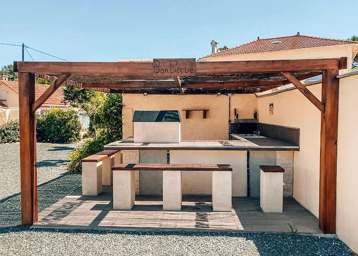 20m2 Cosy Bord De - Piscine Partagee - Parking - Bbq - Draps Inclus 度假居 *