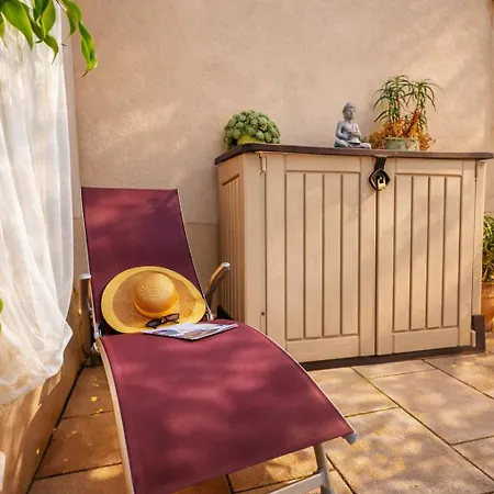 De La Nartelle- 20m2- Piscine Partagee - Parking - Bbq -calme & Detente Au Reve D'azur A Quelques Pas De La * 圣马克西姆