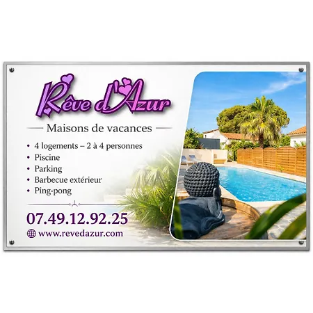 20m2 Cosy Bord De - Piscine Partagée - Parking - Bbq - Draps Inclus Hébergement de vacances *