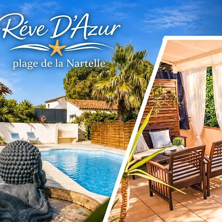 Ferienhaus Reve D'azur -studio 20m2- De La Nartelle - Arrivee 17h-20h Maximum - Sejour Au Calme Caution 100e