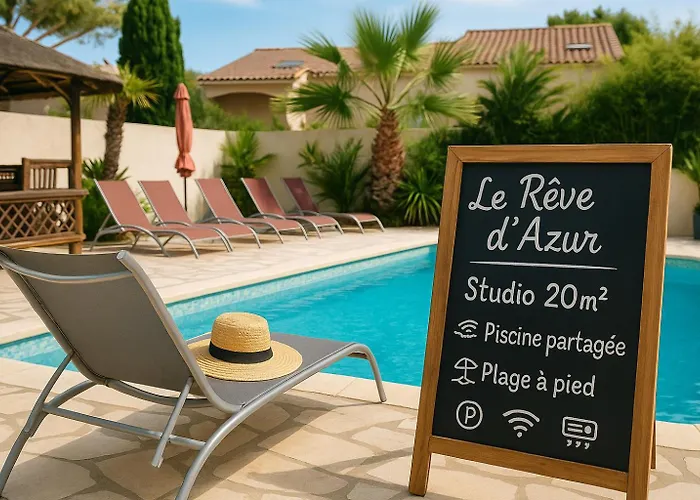 20m2 Cosy Bord De - Piscine Partagée - Parking - Bbq - Draps Inclus *